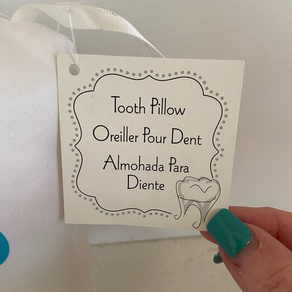 NWT Lillian Rose Tooth Fairy Hanging Pillow with Pocket for tooth - Picture 2 of 7